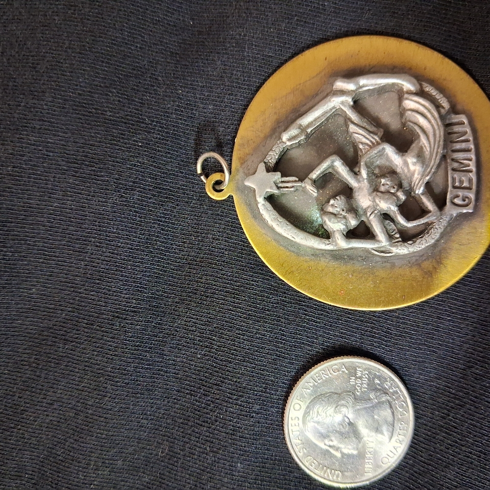 Gemini Zodiac Pendant Necklace